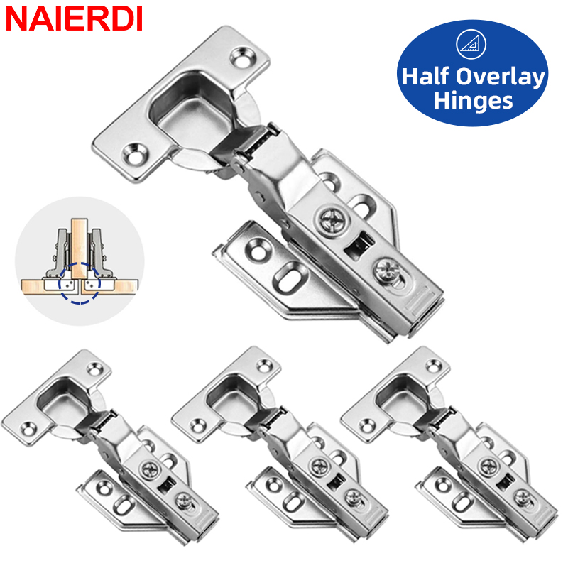 Soft Close Hinge - NAIERDI - Juego de 4 Bisagras