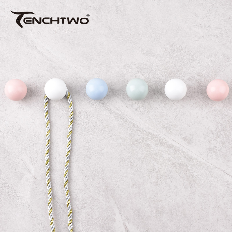 Ganchos de cerámica redondos,  - Furniture Hardware Pulls reseña y precio