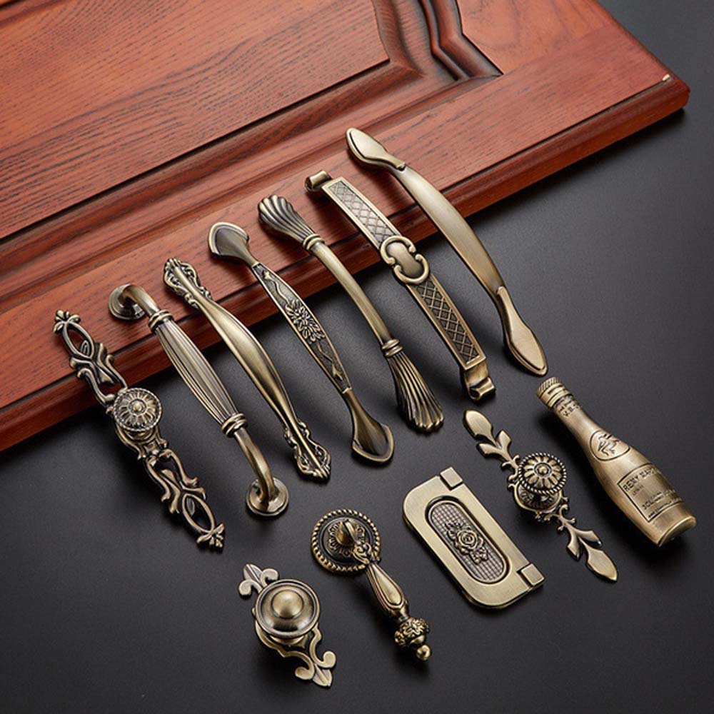 Tiradores de bronce vintage pa - Furniture Hardware Pulls reseña y precio