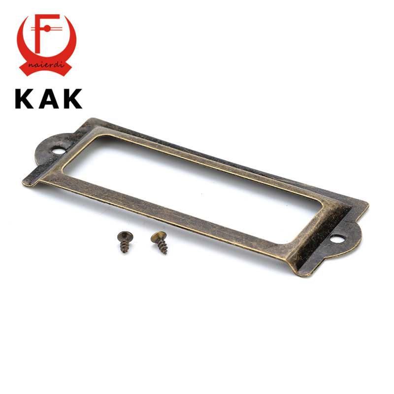 KAK-Marco de tirador de etique - Furniture Hardware Names reseña y precio