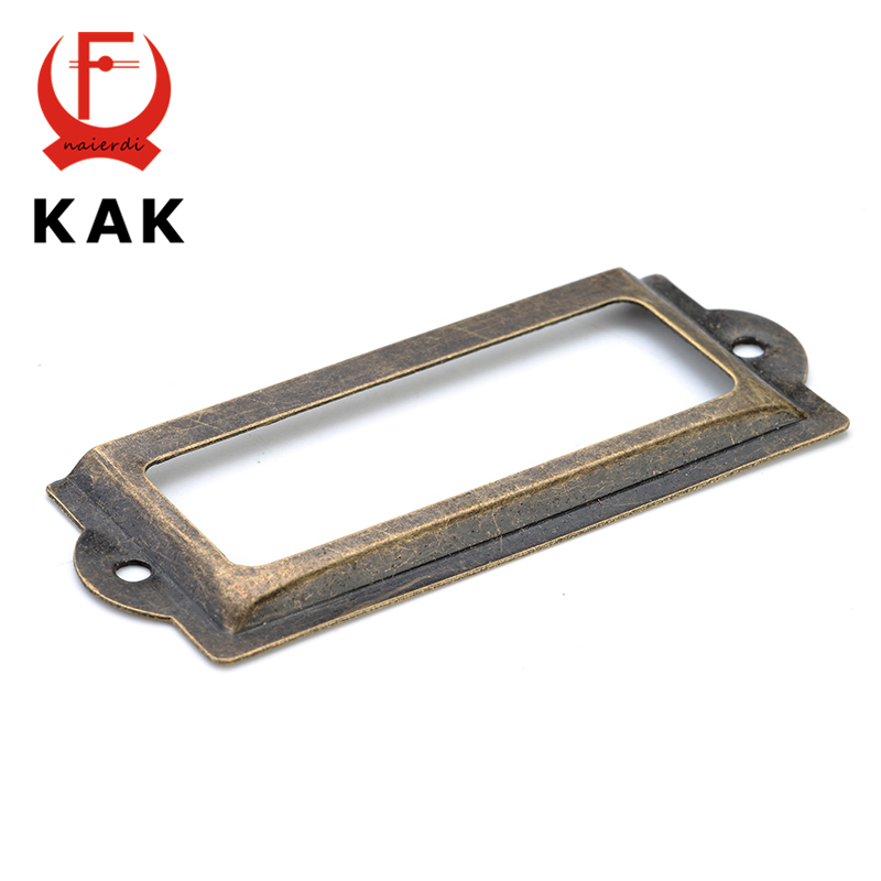 KAK-Marco de tirador de etique - Furniture Hardware Names reseña y precio