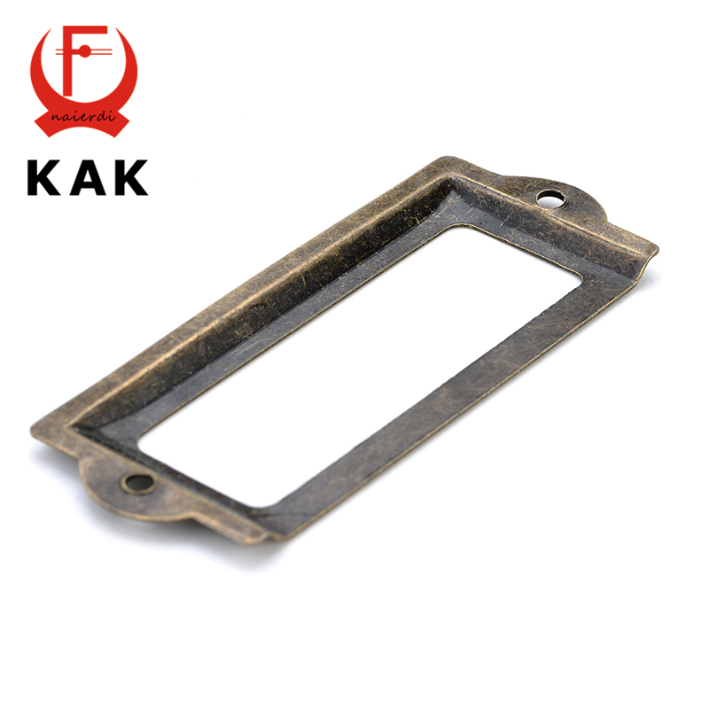 KAK-Marco de tirador de etique - Furniture Hardware Names reseña y precio