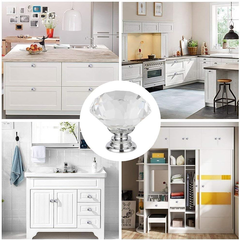 Juego de 6 Perillas Redondas d - Furniture Hardware Pulls reseña y precio
